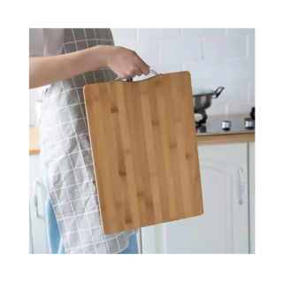 Foto 4 | Tabla de Bambú para Picar Alimentos con Asa 3 PZAS color Marrón Claro