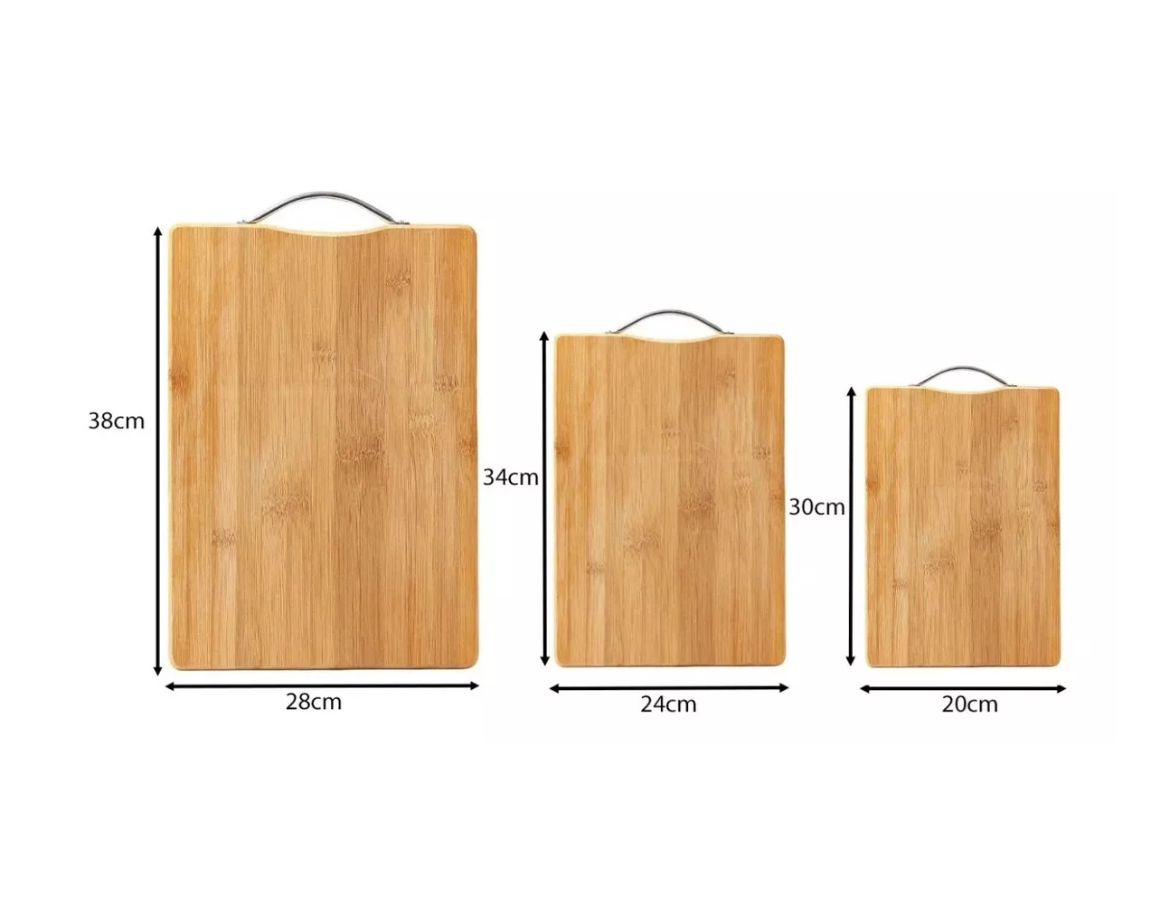 Foto 5 | Tablas para Picar Belug de Bambú 3 Piezas