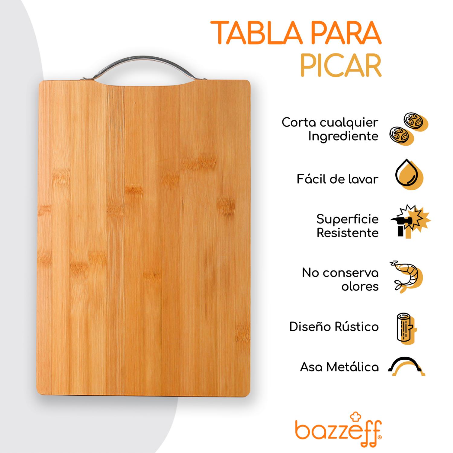 Foto 3 pulgar | Tablas De Madera Para Picar Bazzeff