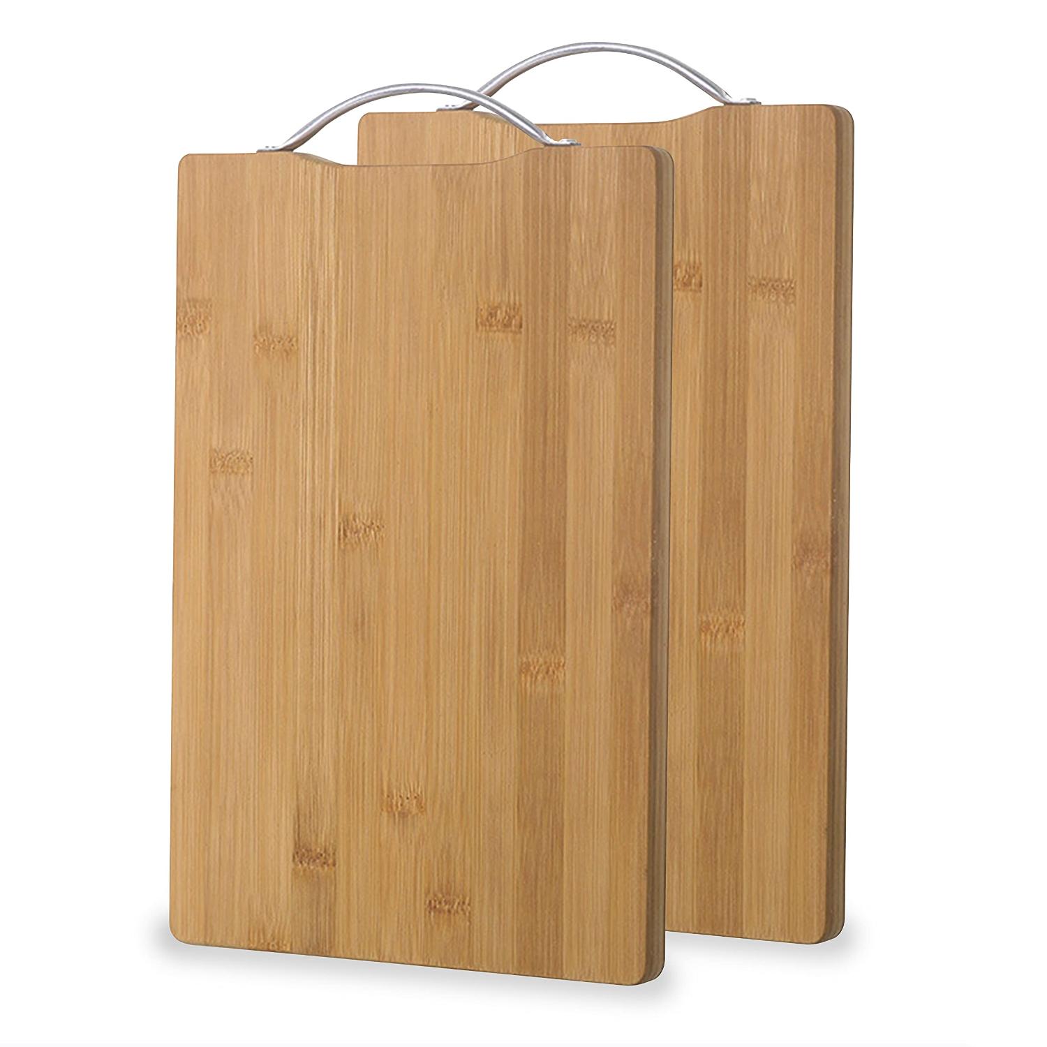 Set De 2 Tablas De Madera Para Picar Bazzeff