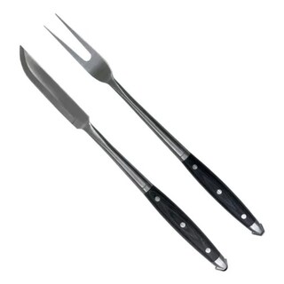 Foto 1 | Set Parrillero Hudson 2pz Trinche Y Cuchillo Parrilla Inox