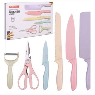 Foto 1 | Juego De Cuchillos Para Revestimiento Cerámico, 6 Piezas - Venta Internacional.