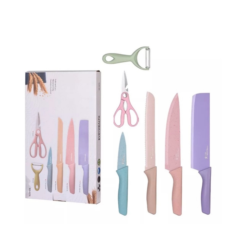 Foto 3 pulgar | Juego De Cuchillos Para Revestimiento Cerámico, 6 Piezas - Venta Internacional.