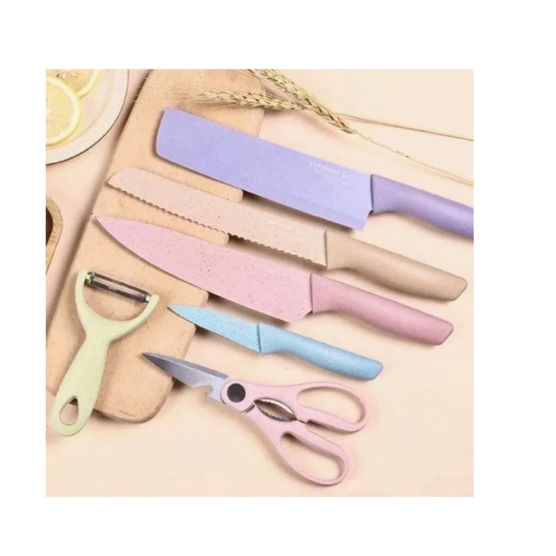 Foto 4 pulgar | Juego De Cuchillos Para Revestimiento Cerámico, 6 Piezas - Venta Internacional.
