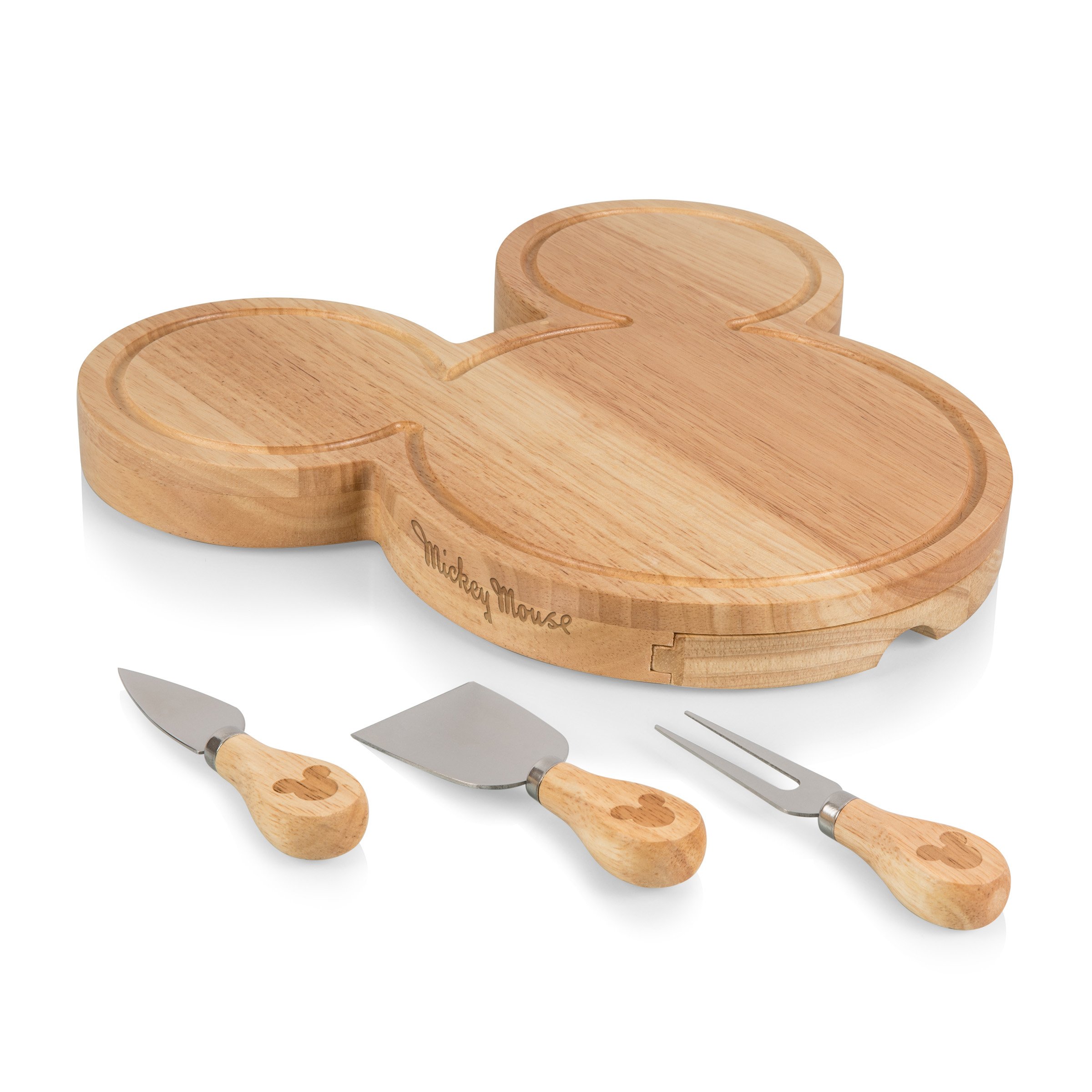 Foto 2 pulgar | Set De Tablas Para Quesos Picnic Time Disney Con Forma De Cabeza De Mickey Mouse - Venta Internacional.