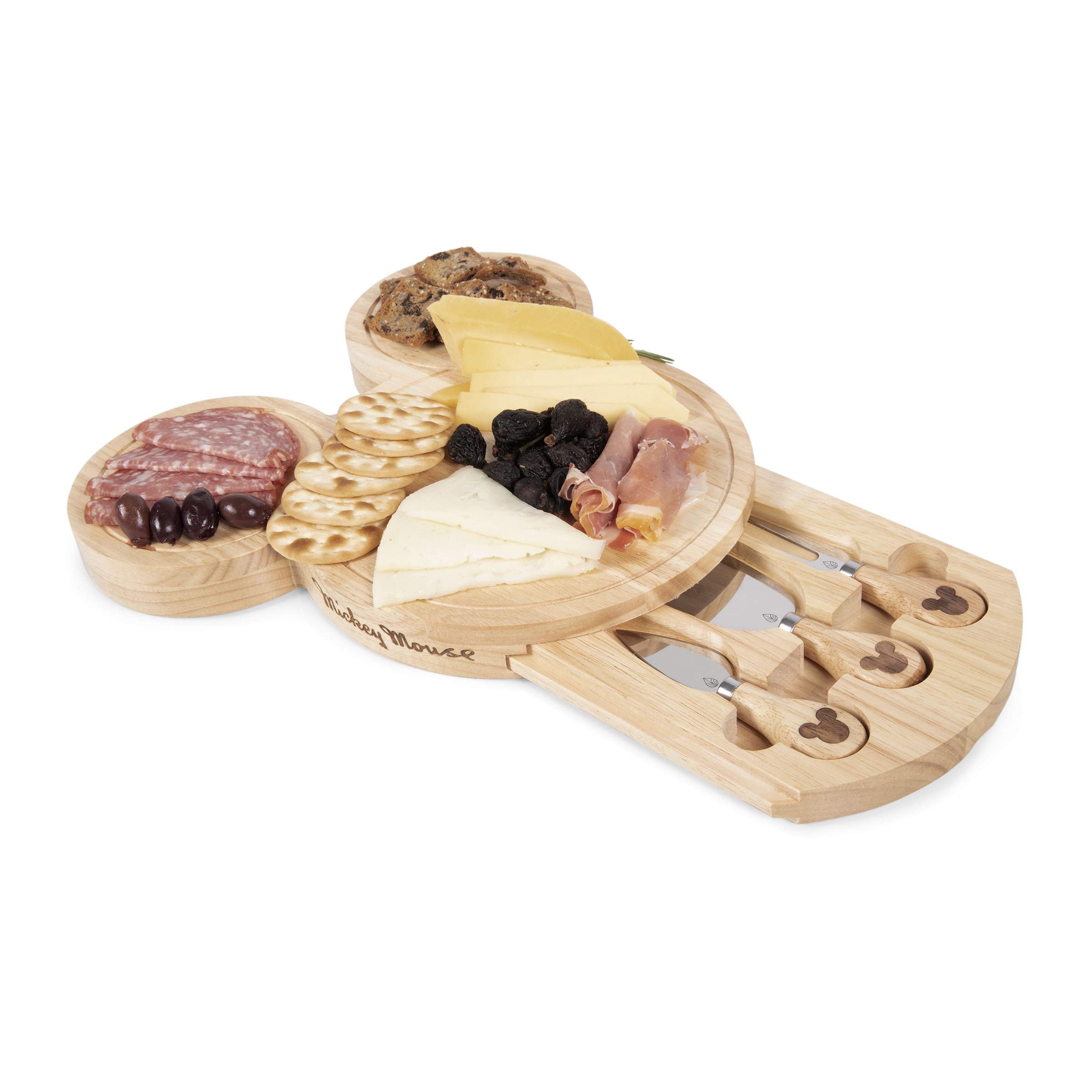 Foto 4 pulgar | Set De Tablas Para Quesos Picnic Time Disney Con Forma De Cabeza De Mickey Mouse - Venta Internacional.