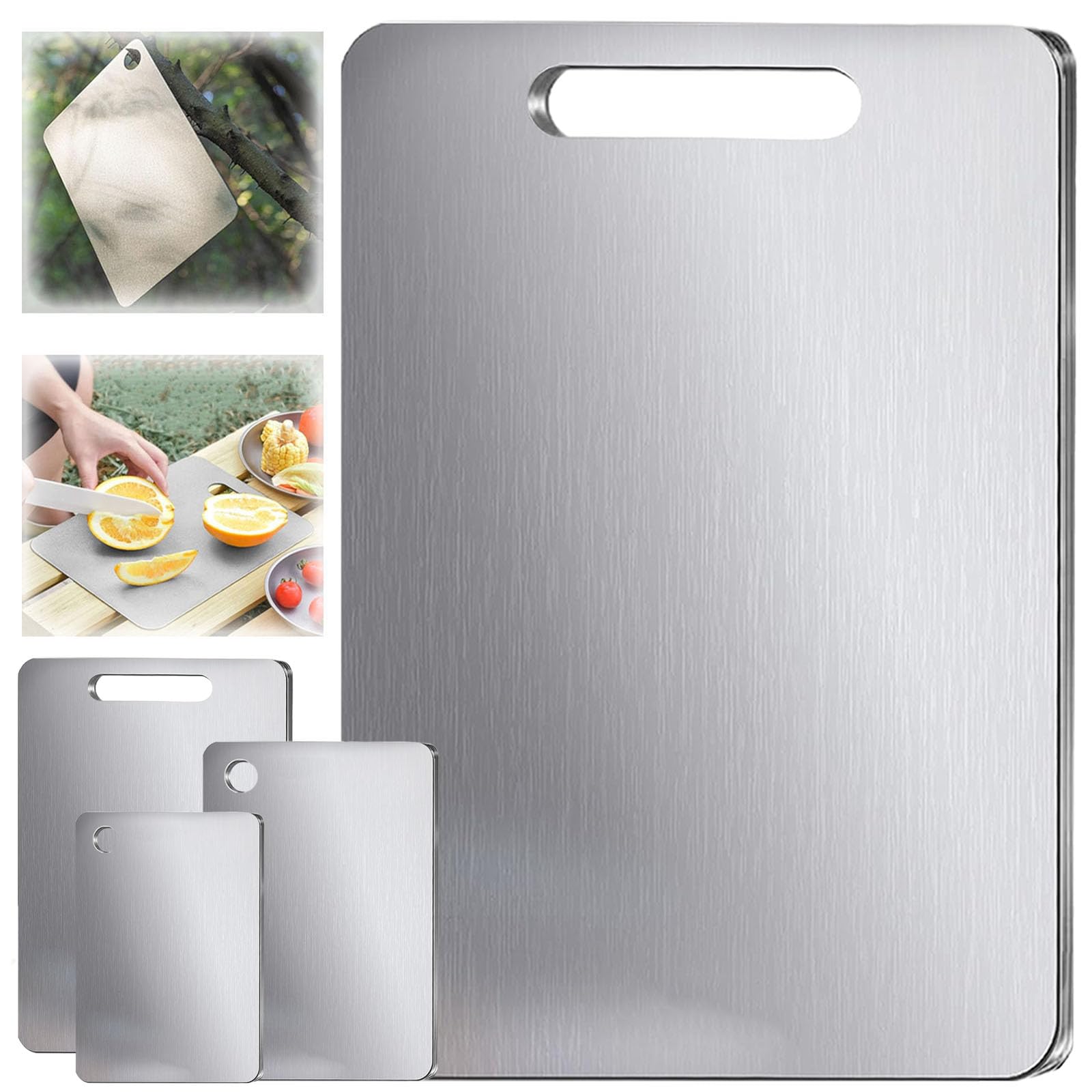 Foto 2 pulgar | Tabla De Cortar De Titanio 100% Puro, Apta Para Uso Alimentario, Apta Para Lavavajillas - Venta Internacional.