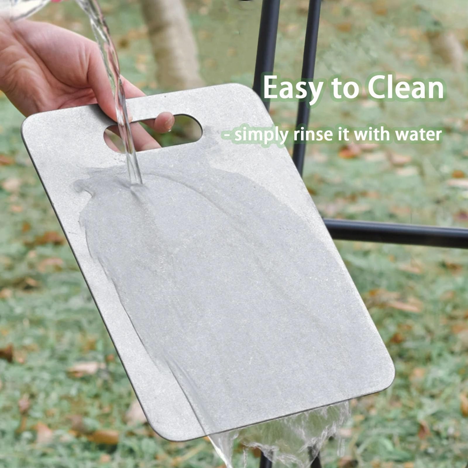 Foto 3 | Tabla De Cortar De Titanio 100% Puro, Apta Para Uso Alimentario, Apta Para Lavavajillas - Venta Internacional.