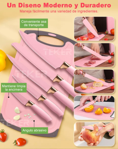 Foto 4 pulgar | Utensilios De Cocina Xtellar De Silicona Color Rosa