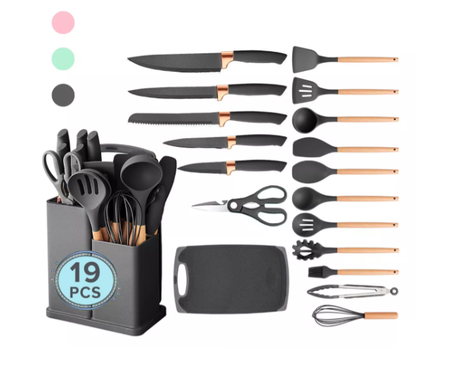 Foto 1 | Utensilios De Cocina Xtellar De Silicona Color Gris