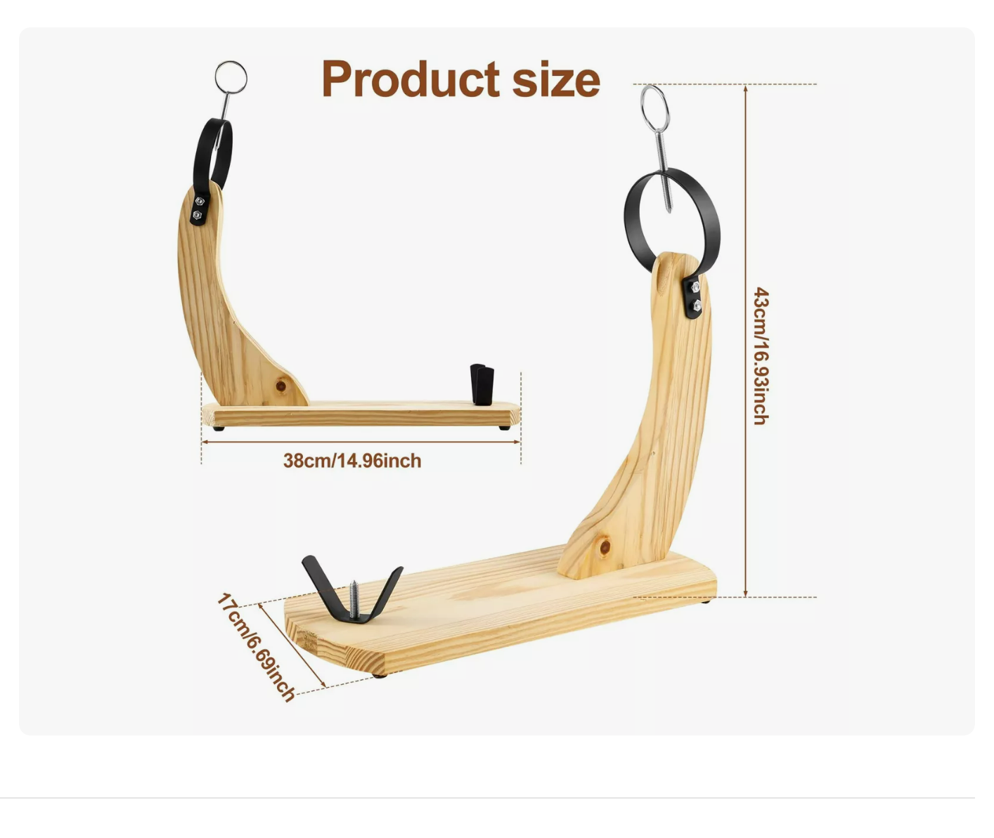 Foto 2 | Tabla Picar Para Jamón De Madera Con Almohadillas Y Cuchillo Xtellar