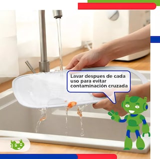 Foto 4 | Set De 2 Tablas De Plástico Y Cuchillo Xtellar