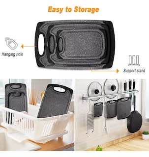 Foto 4 | 5pcs Juego De Tablas De Cortar De Cocina Xtellar
