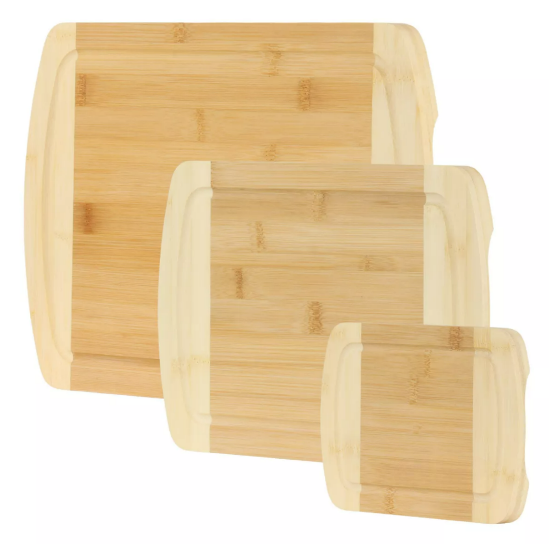 Foto 2 pulgar | Tablas Para Cortar De Bambú Liso Set De 3 Xtellar