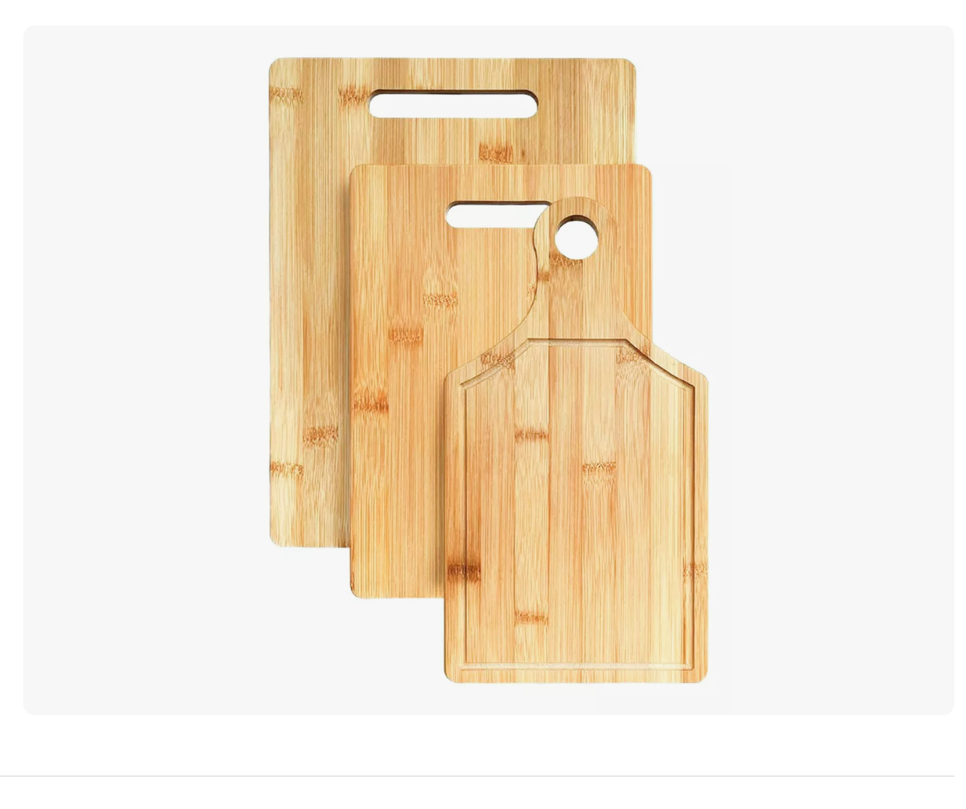 Tabla De Cocina Para Picar Cortar 3 Piezas Bambu Natural Xtellar