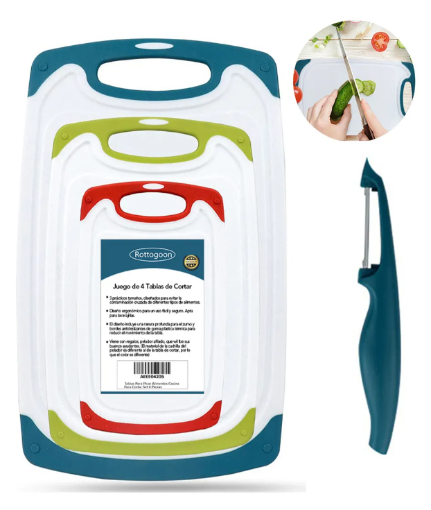 Tablas Xtellar Para Picar Set 4 Piezas