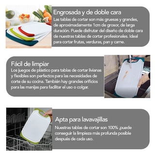 Foto 8 | Tablas Xtellar Para Picar Set 4 Piezas