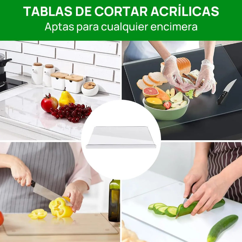 Foto 1 | Tabla De Cortar Xtellar De Acrílico Color Transparente