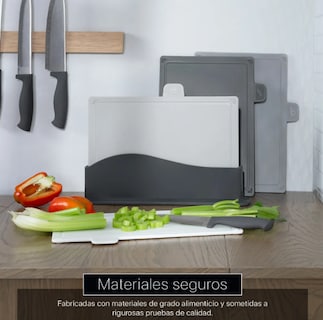 Foto 5 | Set De 4 Tablas Xtellar Para Cocina Grey