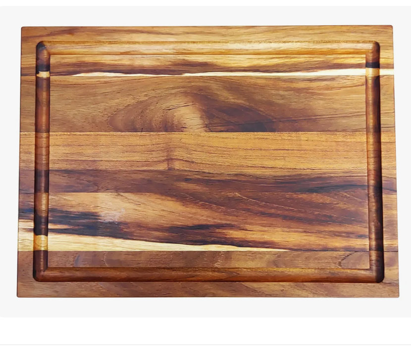 Foto 2 pulgar | Platos Xtellar De Madera Tabla Para Picar De Madera De Teca 25x35 Cm