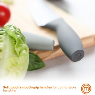 Foto 6 | Juego De Bloques De Cuchillos Masterchef Earth Greys, 6 Cuchillos De Acero Inoxidable - Venta Internacional.
