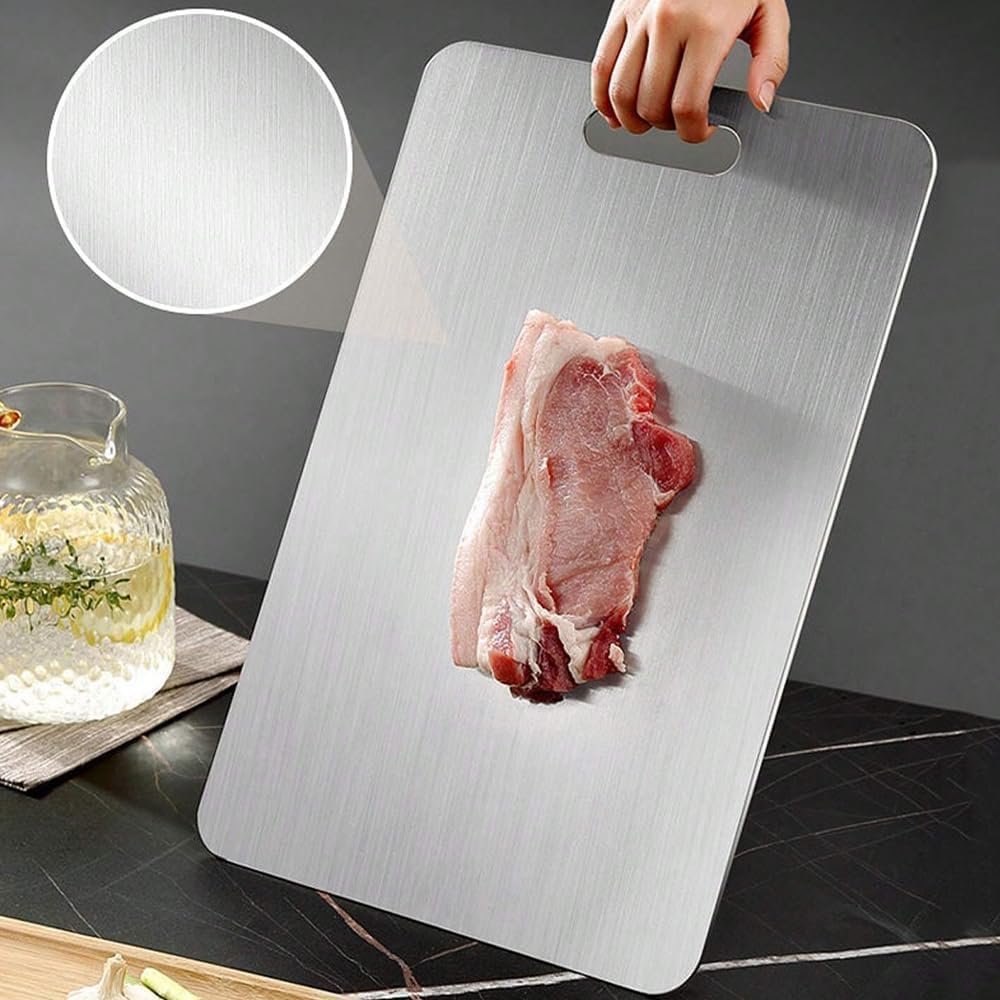Foto 5 pulgar | Tabla De Cortar 100% Titanio Puro Para Cocina, 18 X 12 Pulgadas - Venta Internacional.