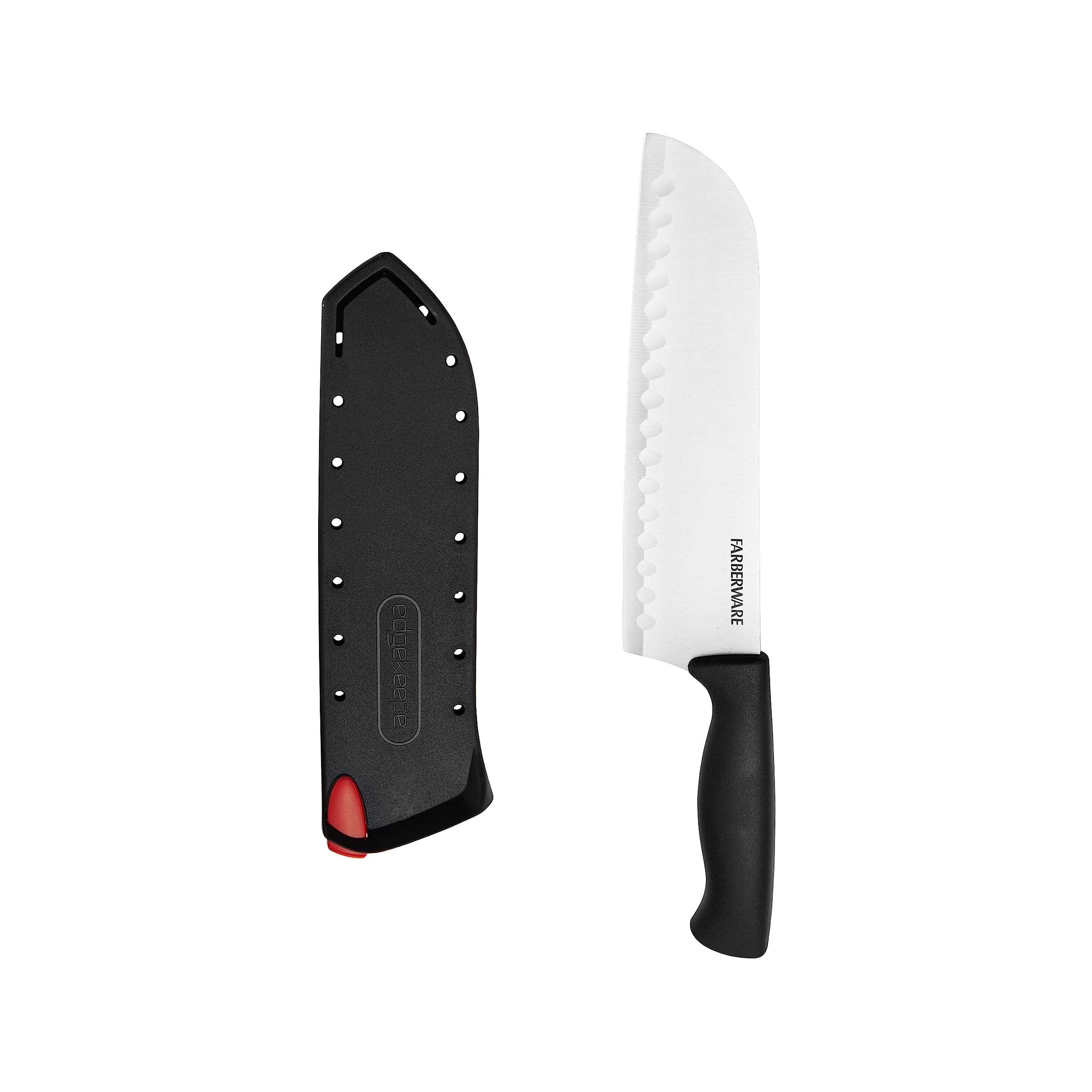 Foto 2 pulgar | Cuchillo Farberware Edgekeeper Santoko 18 Cm De Acero Inoxidable - Venta Internacional.