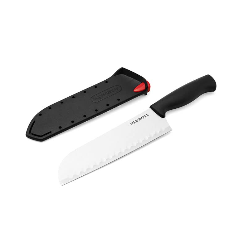 Foto 3 pulgar | Cuchillo Farberware Edgekeeper Santoko 18 Cm De Acero Inoxidable - Venta Internacional.