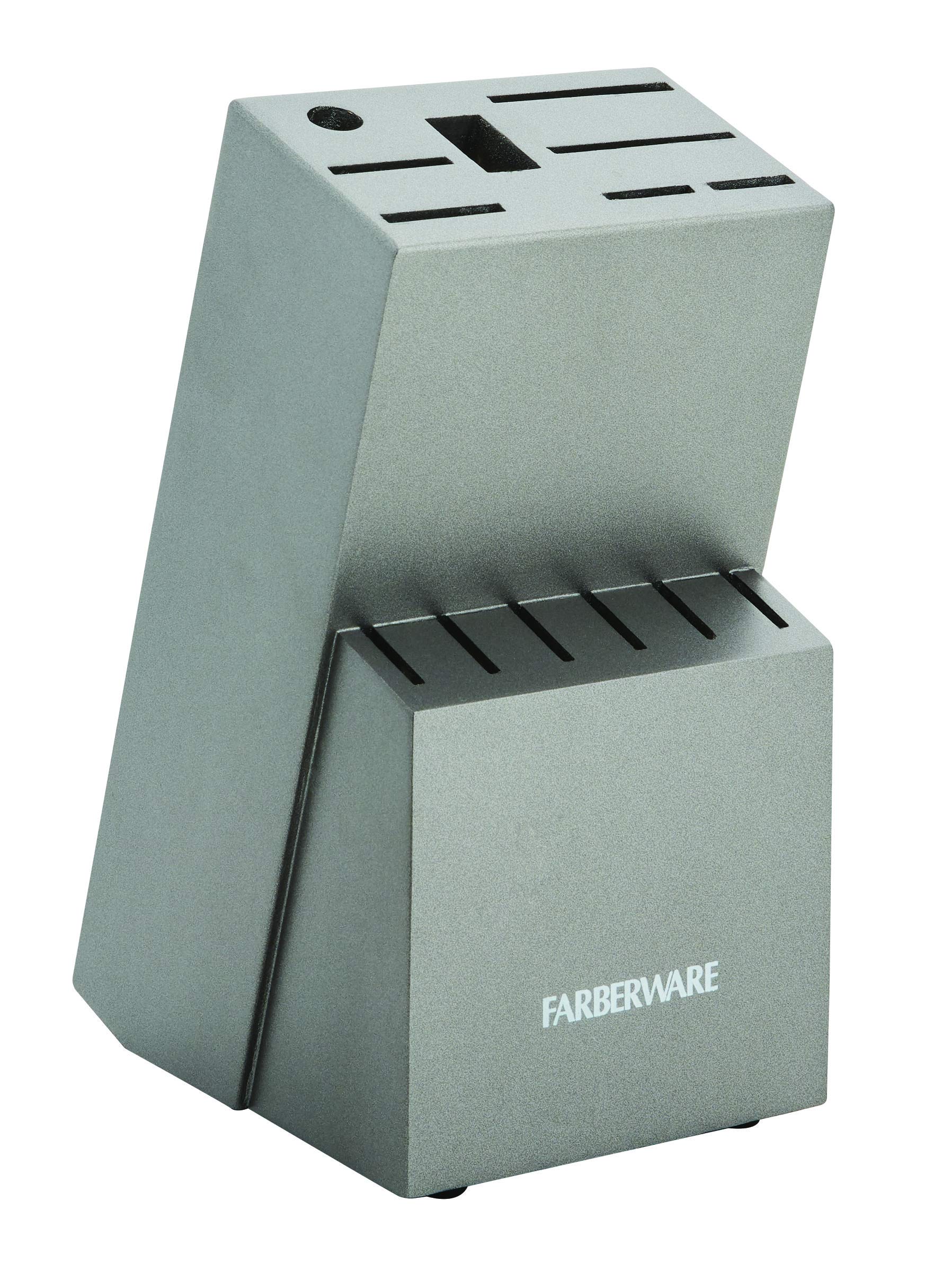 Foto 2 | Juego De Bloques De Cuchillos Farberware De Acero Inoxidable Estampado, 15 Piezas - Venta Internacional.