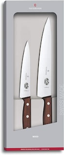 Foto 5 | Juego De Cuchillos De Cocina Victorinox Para Tallar Con Mango De Madera, 2 Unidades - Venta Internacional.