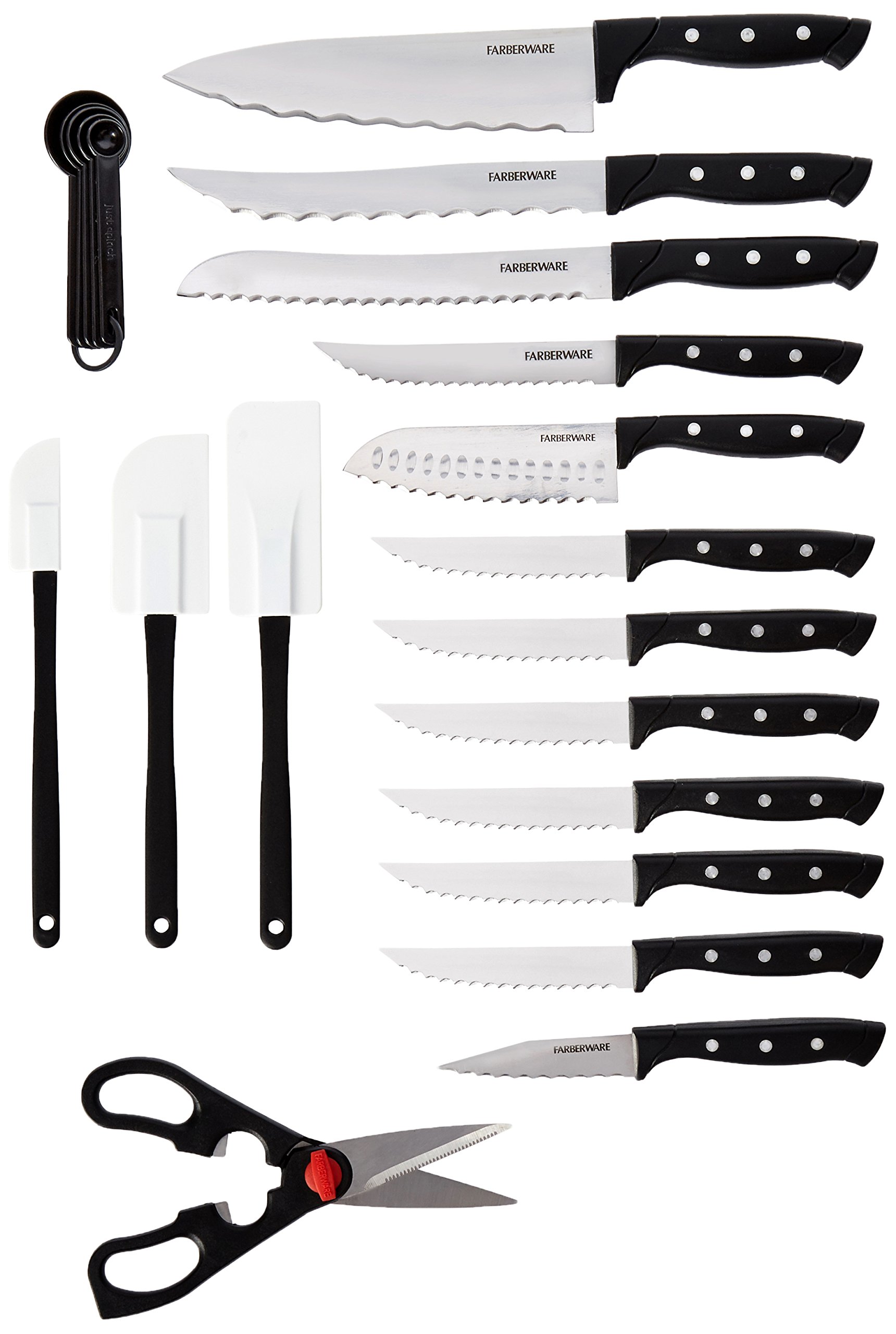 Foto 3 pulgar | Juego De Bloques De Cuchillos Farberware De Acero Con Alto Contenido De Carbono, 22 Piezas - Venta Internacional.