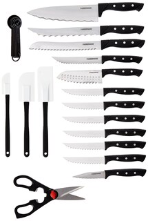 Foto 2 | Juego De Bloques De Cuchillos Farberware De Acero Con Alto Contenido De Carbono, 22 Piezas - Venta Internacional.