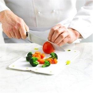 Foto 3 pulgar | Tabla de Plástico para picar Chefmate Blanco con Afilador de Cuchillo Integrado