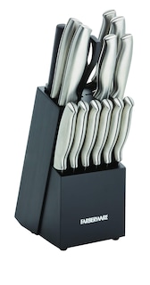 Foto 1 | Juego De Bloques De Cuchillos Farberware De Acero Inoxidable Estampado, 15 Piezas - Venta Internacional.
