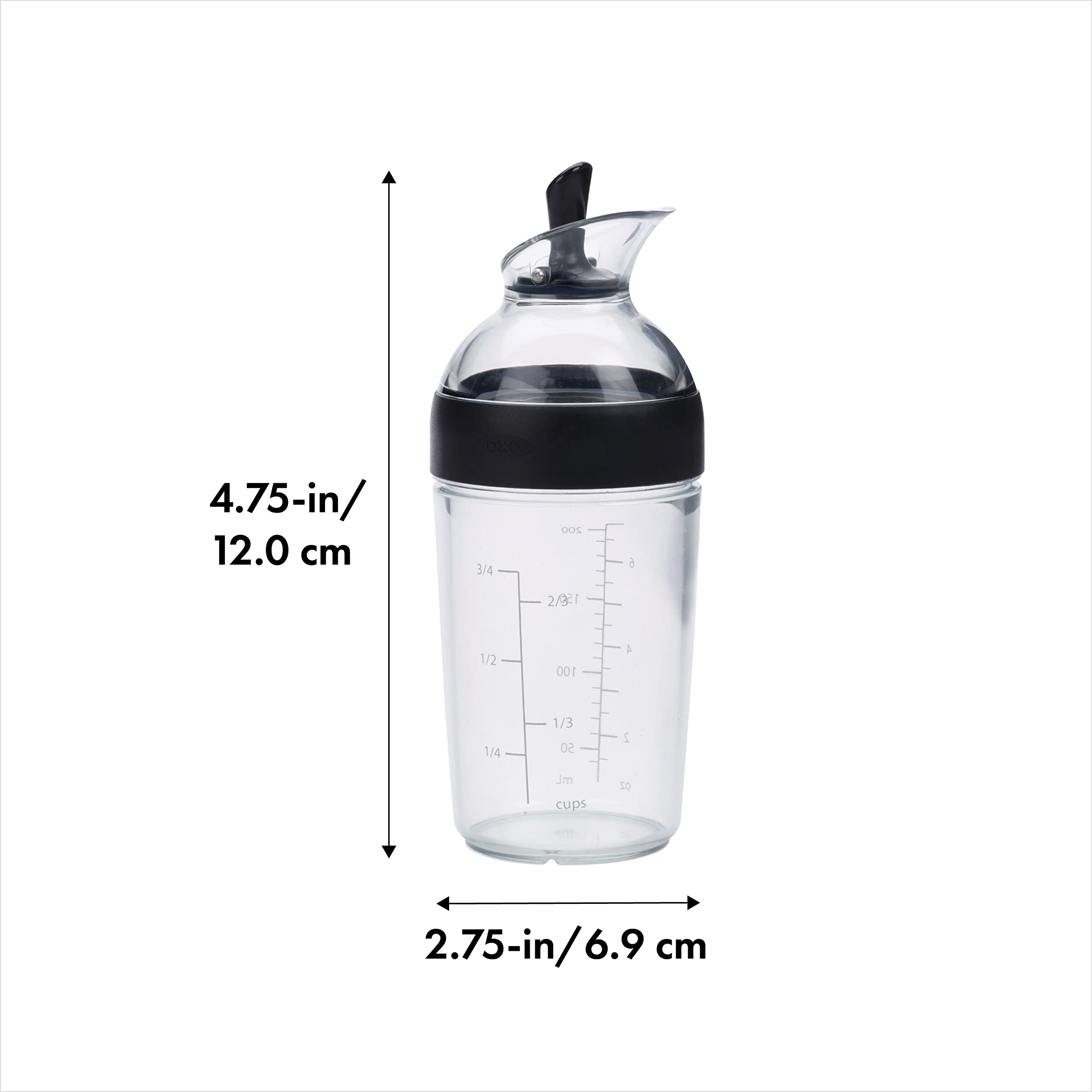 Foto 3 pulgar | Mezclador De Aderezos Para Ensaladas Oxo Good Grips Little Black, 250 Ml - Venta Internacional.