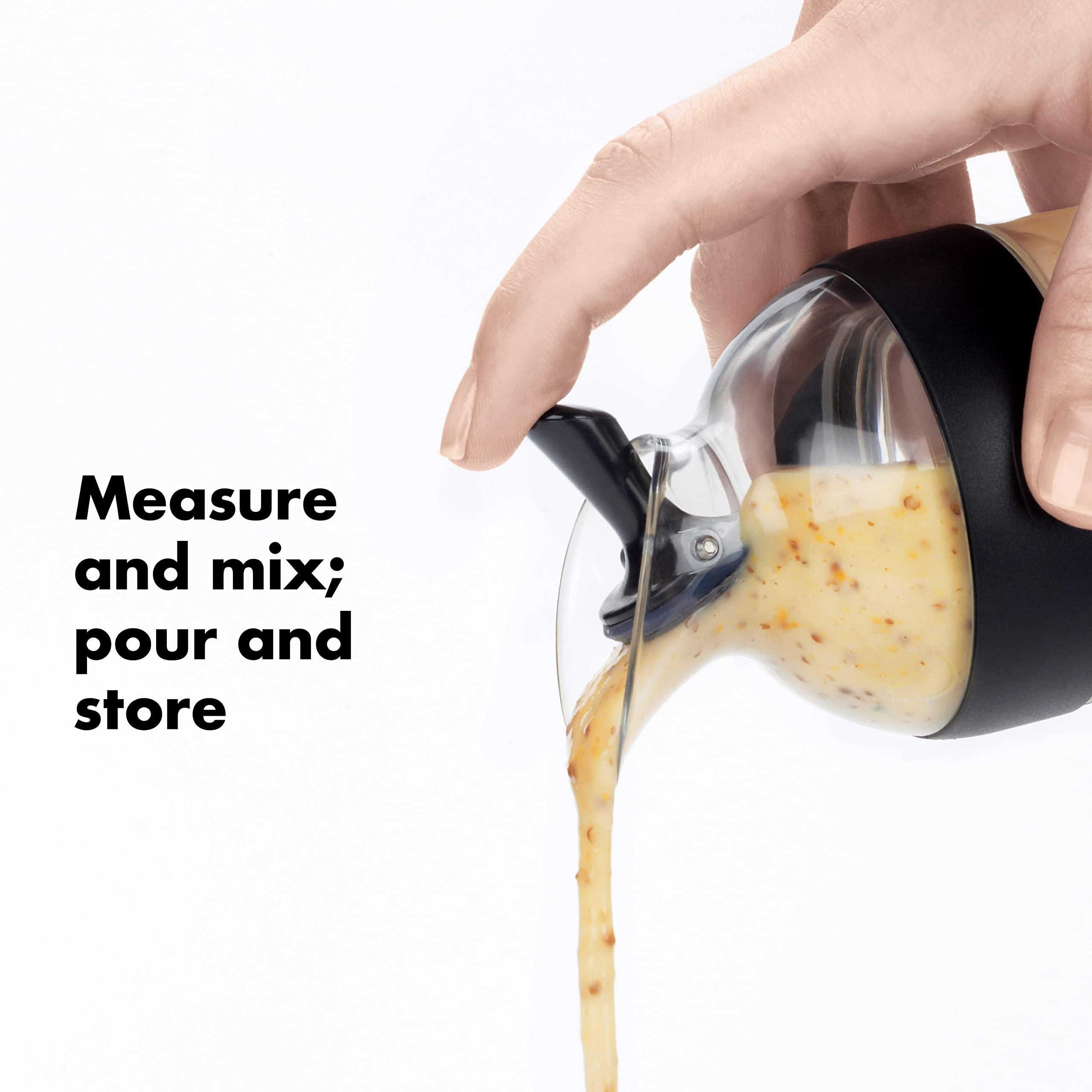 Foto 4 pulgar | Mezclador De Aderezos Para Ensaladas Oxo Good Grips Little Black, 250 Ml - Venta Internacional.