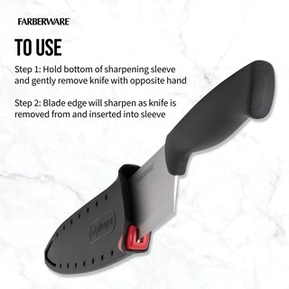 Foto 5 | Cuchillo Para Rebanar Farberware Edgekeeper, Autoafilable, 20 Cm - Venta Internacional.