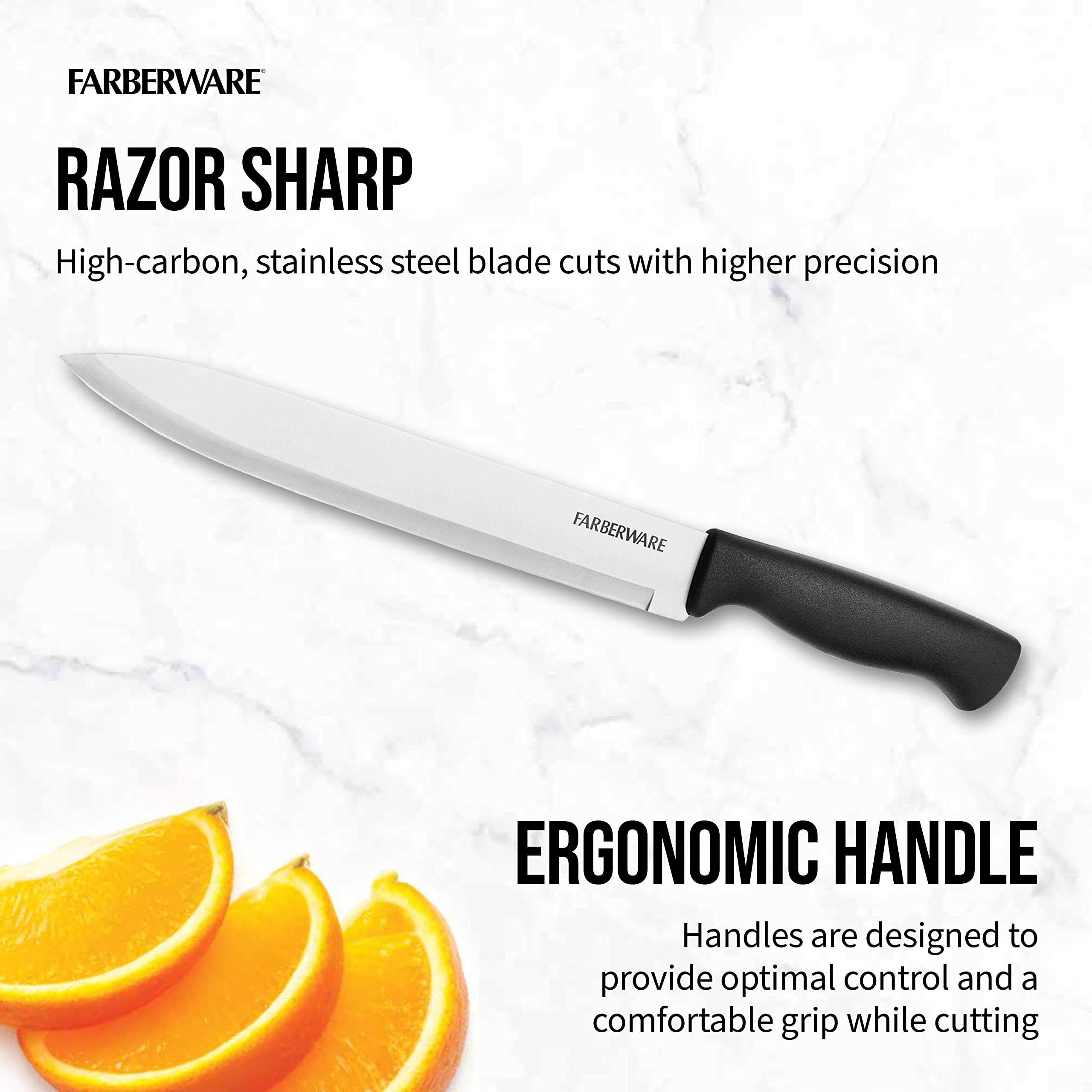 Foto 7 pulgar | Cuchillo Para Rebanar Farberware Edgekeeper, Autoafilable, 20 Cm - Venta Internacional.
