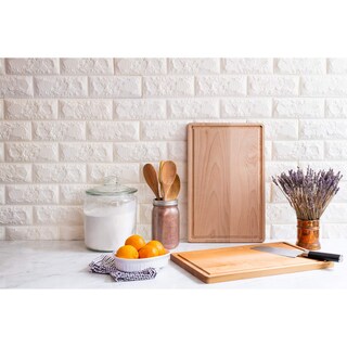 Foto 4 | Tabla De Cortar Casual Home Rectangular, 39,37 X 27,94 Cm, Color Cereza Americana - Venta Internacional.