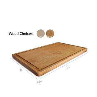 Foto 5 | Tabla De Cortar Casual Home Rectangular, 39,37 X 27,94 Cm, Color Cereza Americana - Venta Internacional.