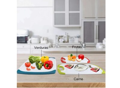 Foto 4 | Tablas Xtellar Para Picar Alimentos Cocina Para Cortar Set 4 Piezas