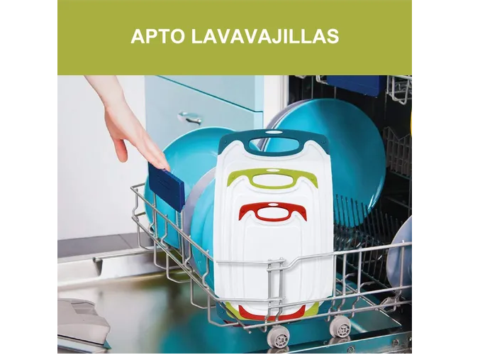 Foto 6 pulgar | Tablas Xtellar Para Picar Alimentos Cocina Para Cortar Set 4 Piezas