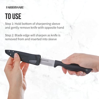 Foto 5 | Cuchillo Multiusos Farberware Edgekeeper De Acero Al Carbono De 11 Cm De Alto - Venta Internacional.