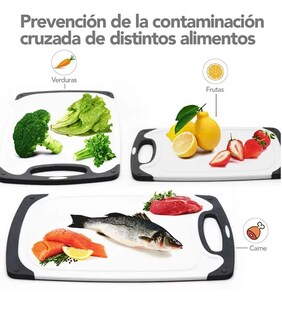 Foto 4 | Set Premium De 4 Tablas Xtellar Para Picar Alimentos En Cocina