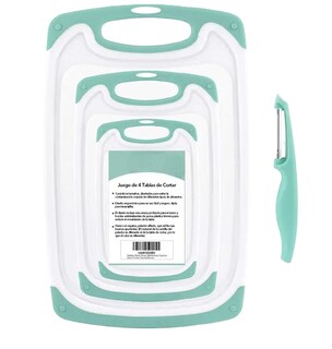 Foto 1 | Xtellar Set De 4 Tablas Para Picar Premium De Cocina Saludable