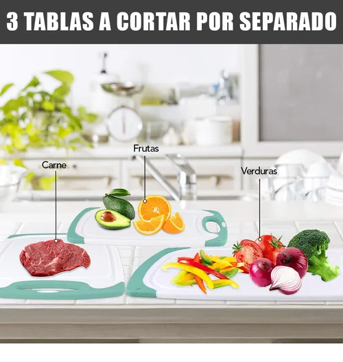 Foto 5 pulgar | Xtellar Set De 4 Tablas Para Picar Premium De Cocina Saludable