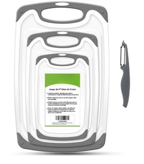 Foto 1 | Set Premium De 4 Tablas Xtellar Para Picar Alimentos En Cocina
