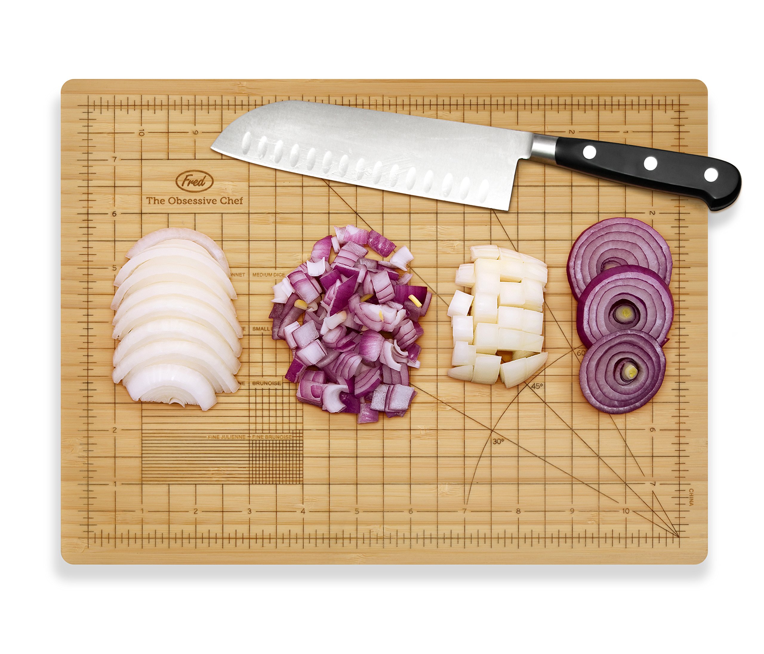 Foto 4 | Tabla De Cortar Genuina Fred The Obsessive Chef Bamboo - Venta Internacional.
