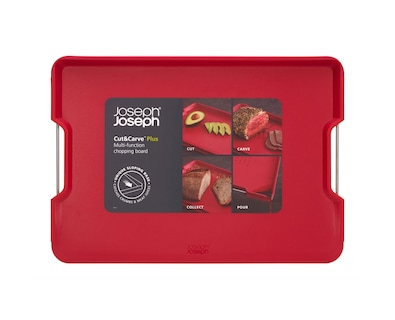 Foto 5 | Tabla De Cortar Joseph Joseph Cut&carve Plus Antideslizante Roja - Venta Internacional.