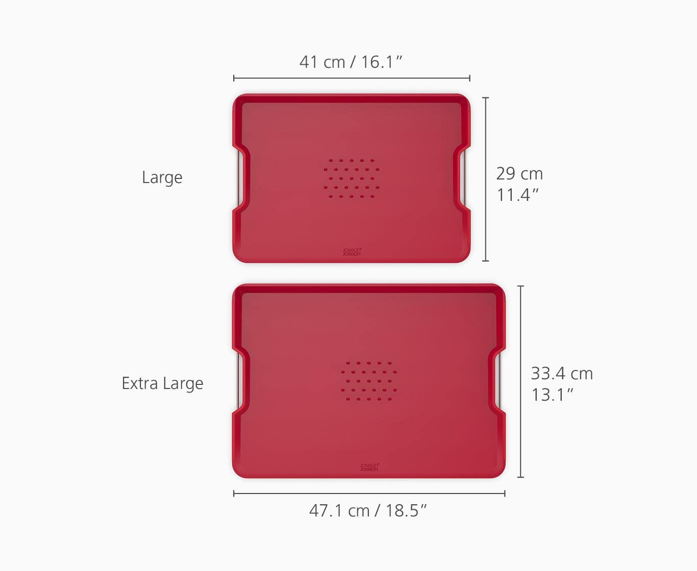Foto 6 | Tabla De Cortar Joseph Joseph Cut&carve Plus Antideslizante Roja - Venta Internacional.